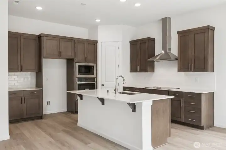 ***Not Actual Home*** Kitchen with quartz counter tops