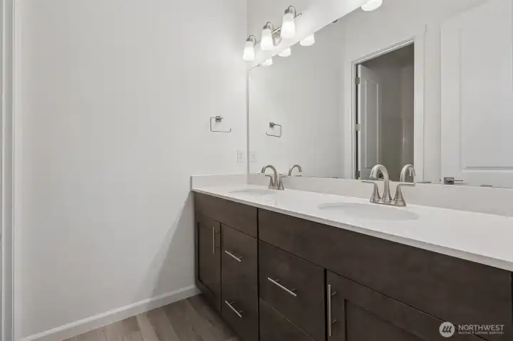 ***Not Actual Home*** Main bath double vanity