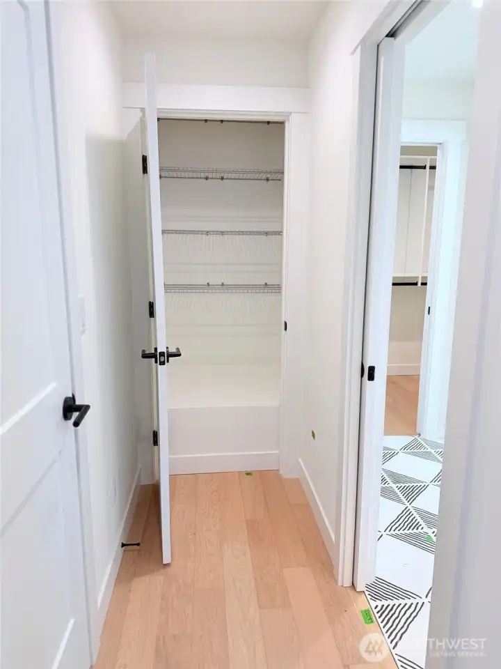 Primary Bed linen closet