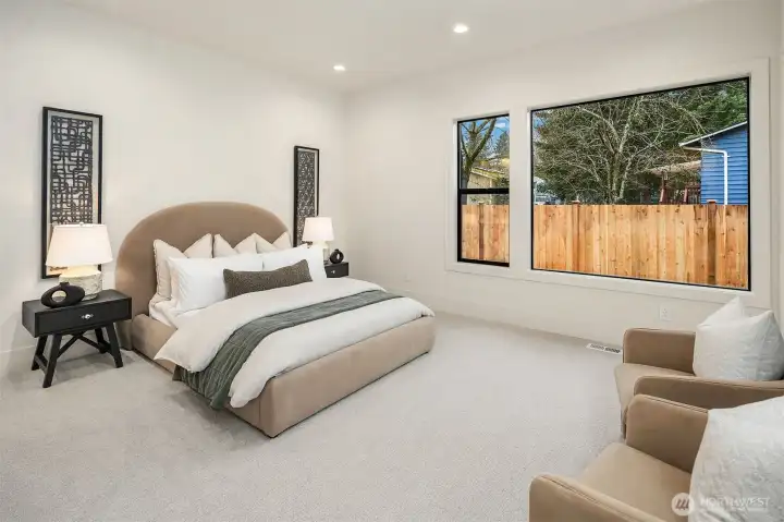 Secluded main floor en suite