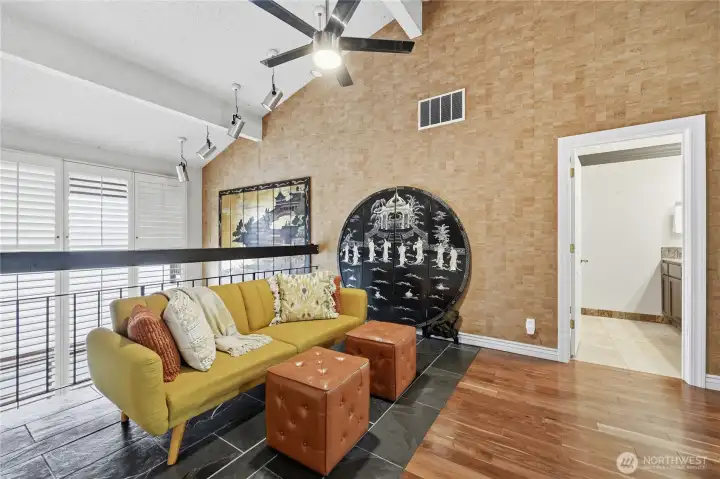 Upper landing with a great view!