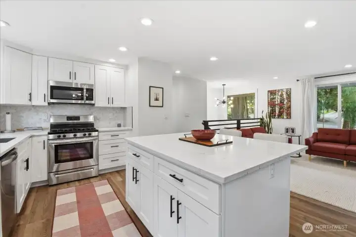 Perfect breakfast or homework island.