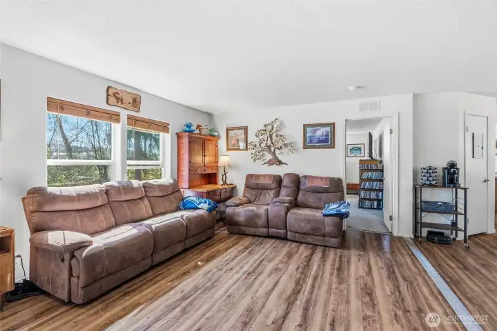 Livingroom view from front door