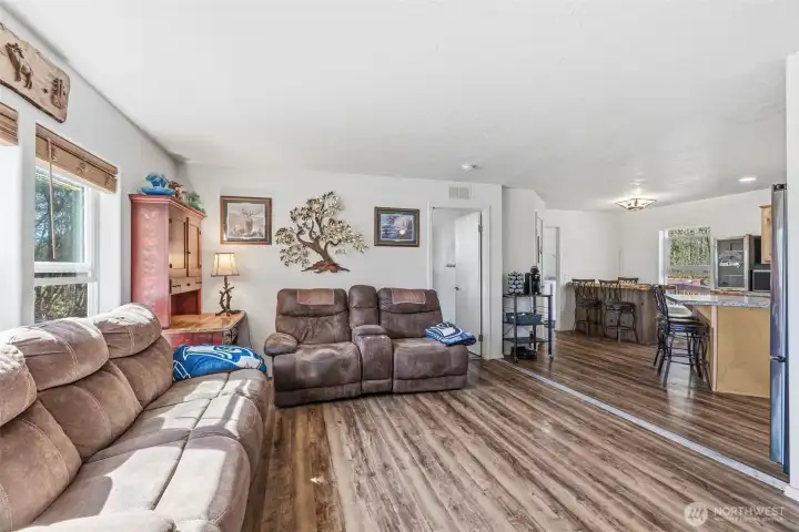 Open concept living room