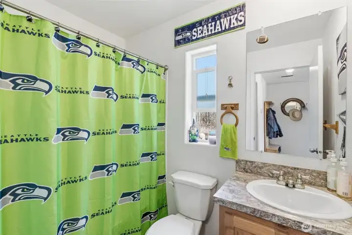 main bathroom between bedrooms 2 and 3