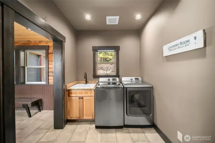 Laundry room on Main Level
