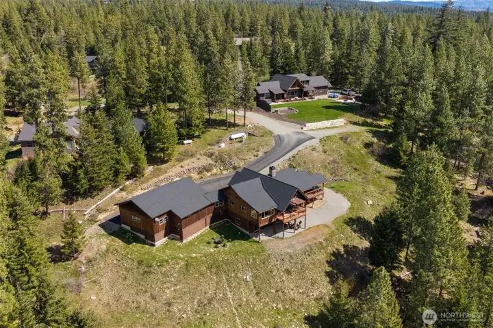 Neighbors sit up above so very private