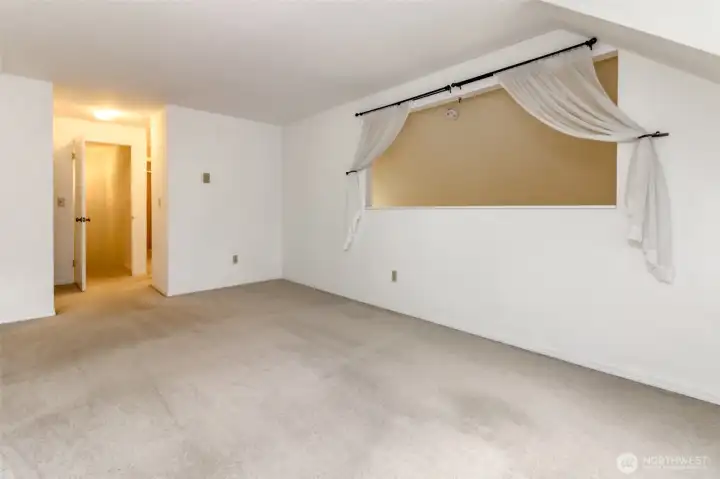 Primary room with private bathroom