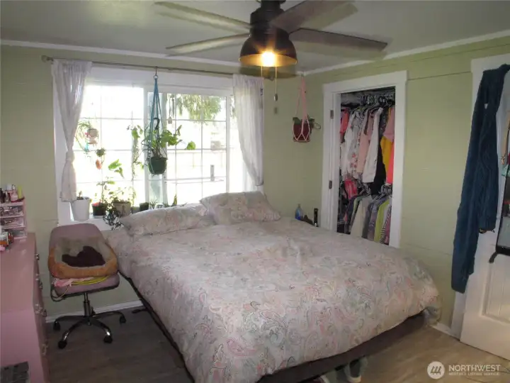 Bedroom 2 with 2 closets.