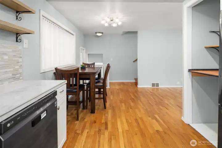 There is a pantry and extra storage space shown to the right.