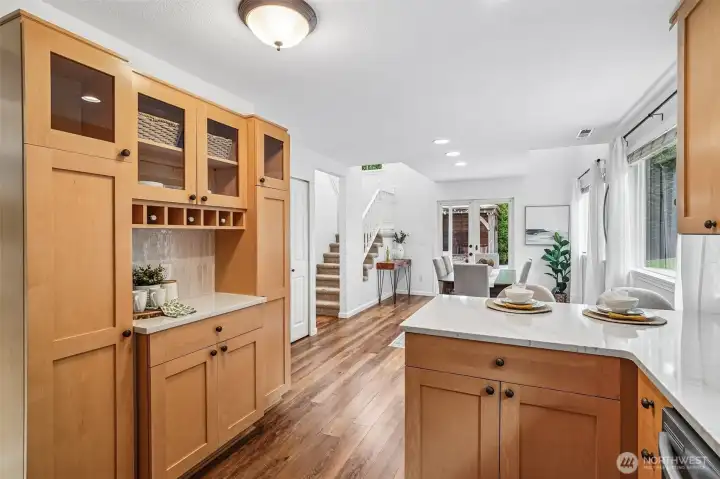 Lots of cabinetry for all your storage needs. Lots of cabinetry for all your storage needs.