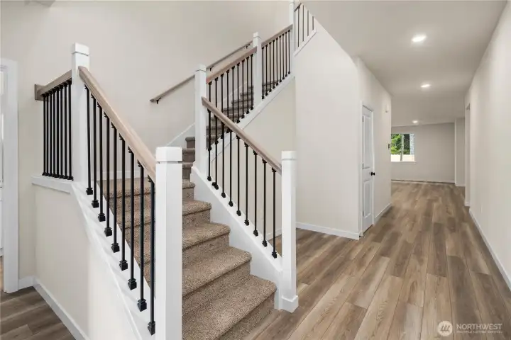 Photos from previously completed home in another community. Actual colors and finishes may vary. See site agent for details.