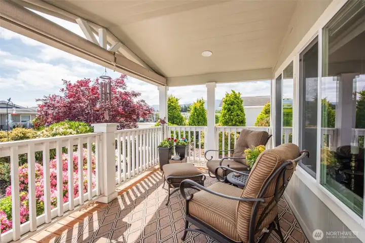 Sip your morning coffee on the front porch