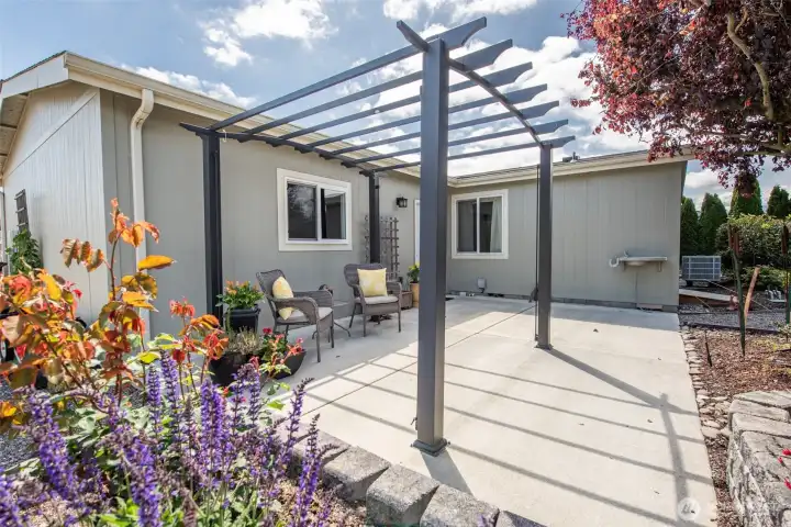 Back yard patio