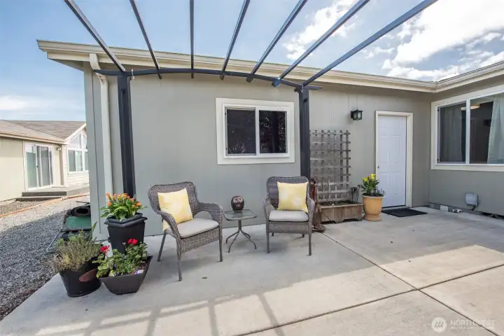 Private patio