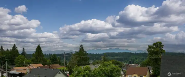 View from upstairs loft window