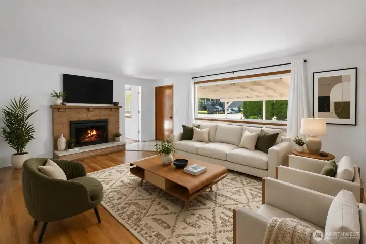 Living room -  Virtually Staged