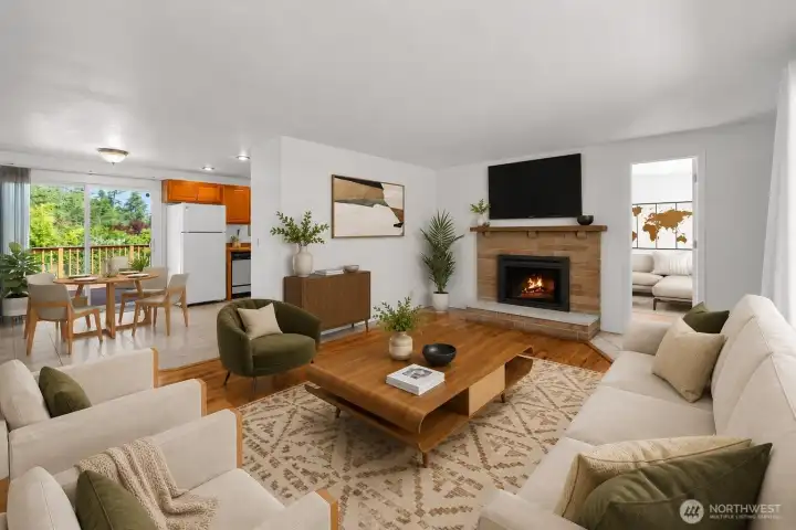 Living room -  Virtually Staged