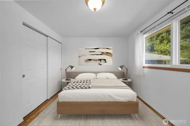 Bedroom #2  Virtually Staged
