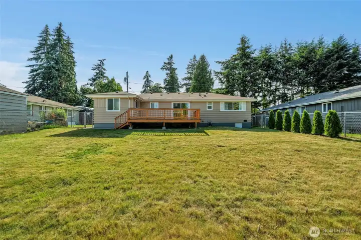 Spacious, Fully Fenced Backyard — Room to Relax, Play, and Entertain