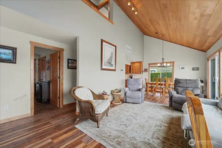 Featuring stunning, newly installed wood floors throughout.