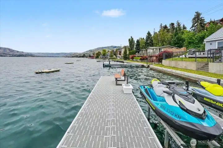 Newly installed dock