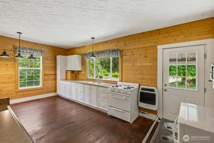 Kitchen with Propane Heating