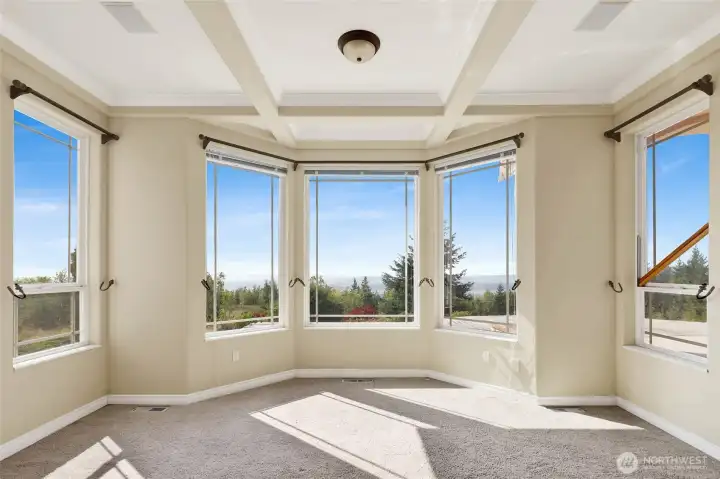 Bay window with a view