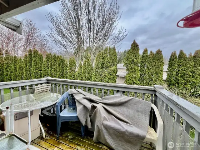 Unit 4 Covered Deck