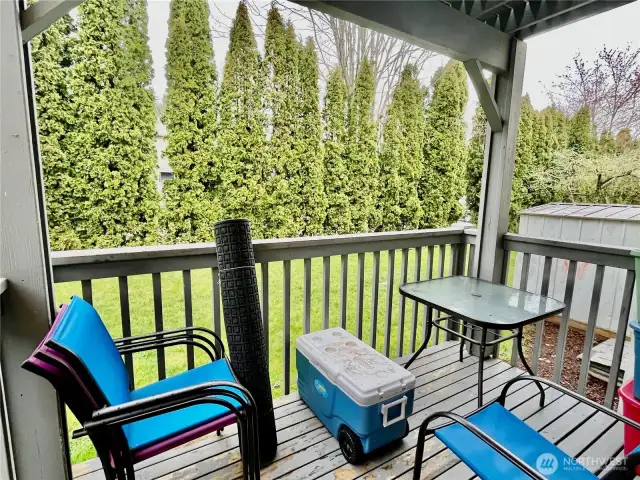 Unit 1 Covered Deck