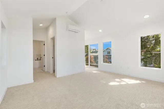 Looking towards the En-Suite Bathroom & Closets!