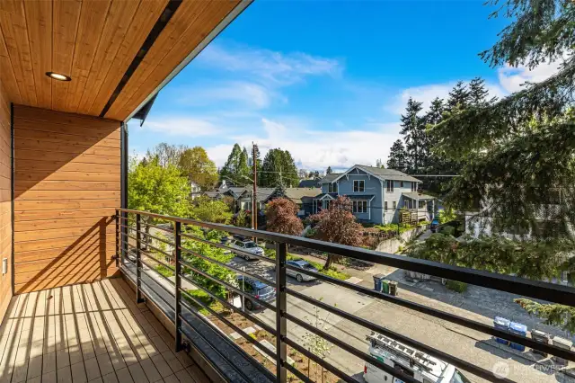The 2nd Level also features a private balcony.