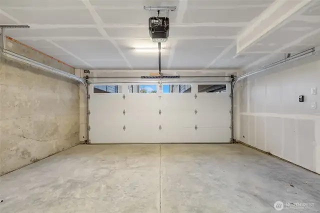 Extrawide 1-Car attached garage!