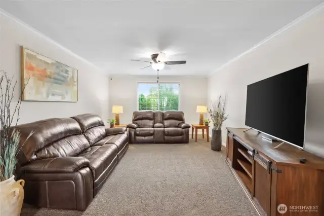 You open into the main living room