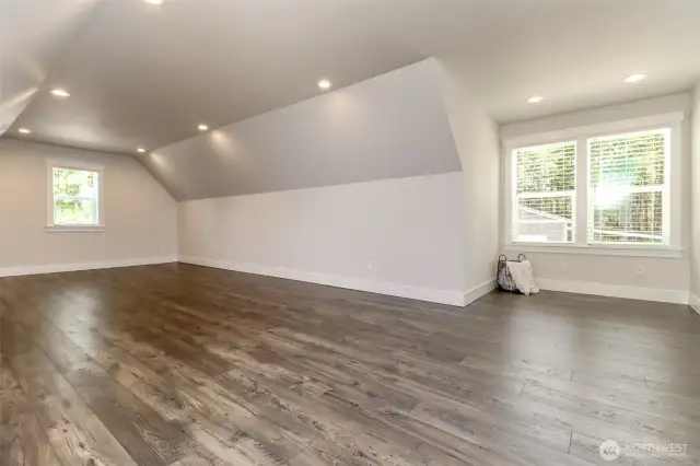 Bonus room above garage