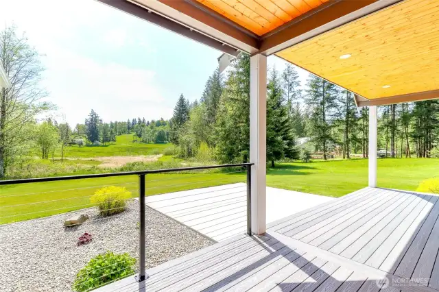 Back Covered Trex Deck