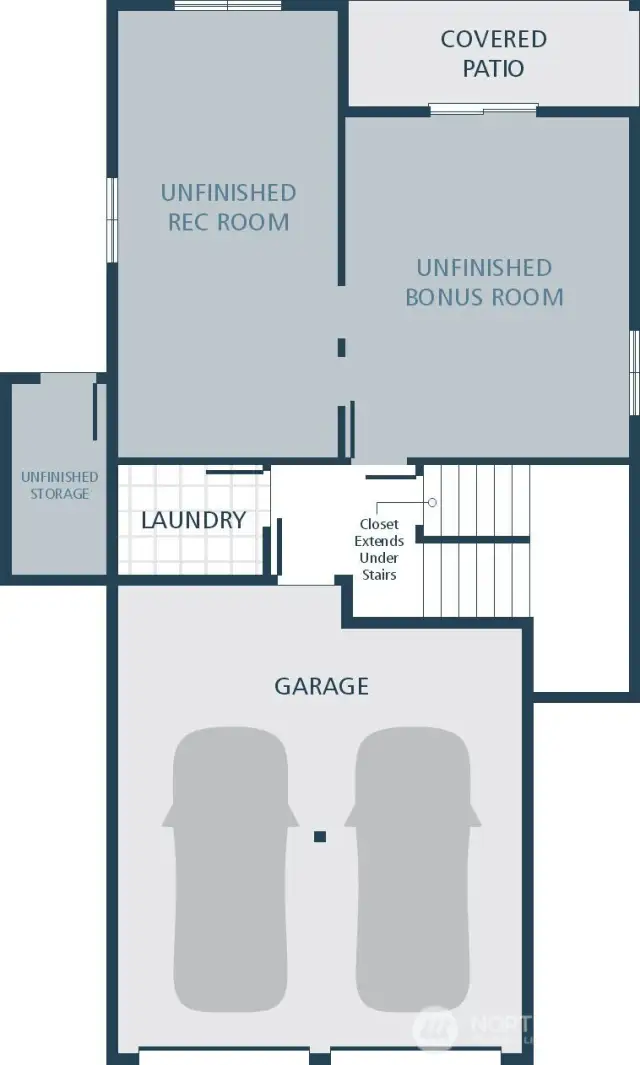 Image is a rendering. Photographs are for illustrative purposes only. Features, finishes, interior/exterior colors, landscaping and floorplan shown may vary from actual homes built.