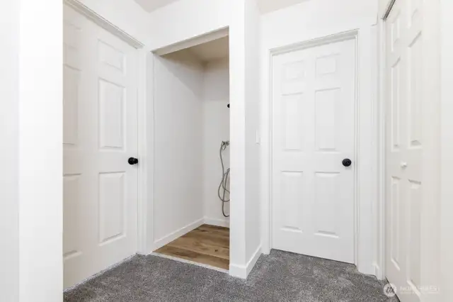 Utility closet located on 2nd level for convenience.