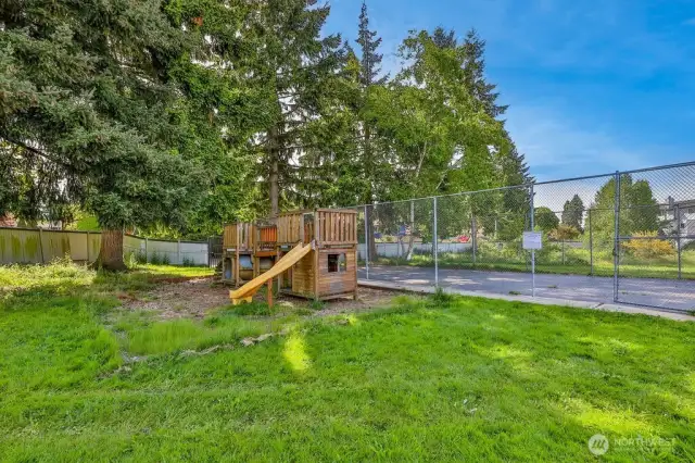Playground area steps away from Building G