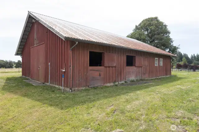 Back side of Barn