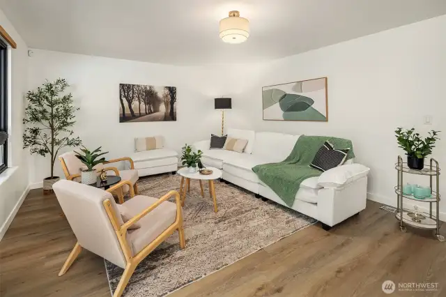 Living room from the Kitchen