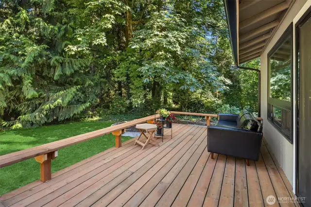 Back deck off Living room