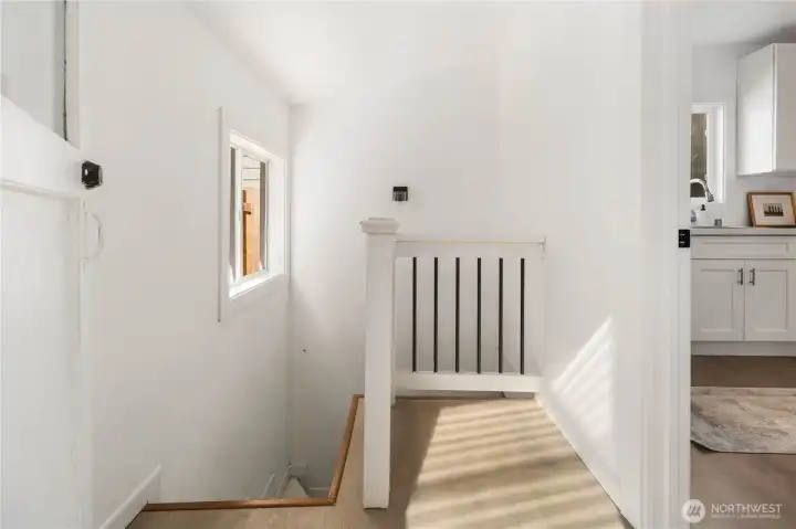 Leading to downstairs