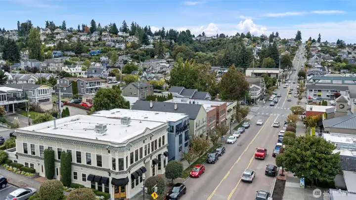 Nearby Old Town business district.