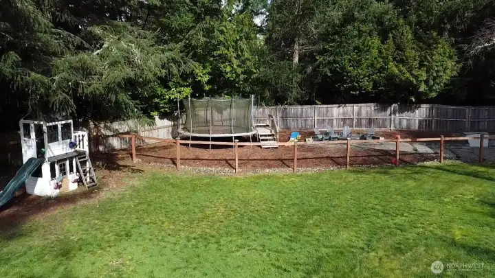 Great play area - fire pit