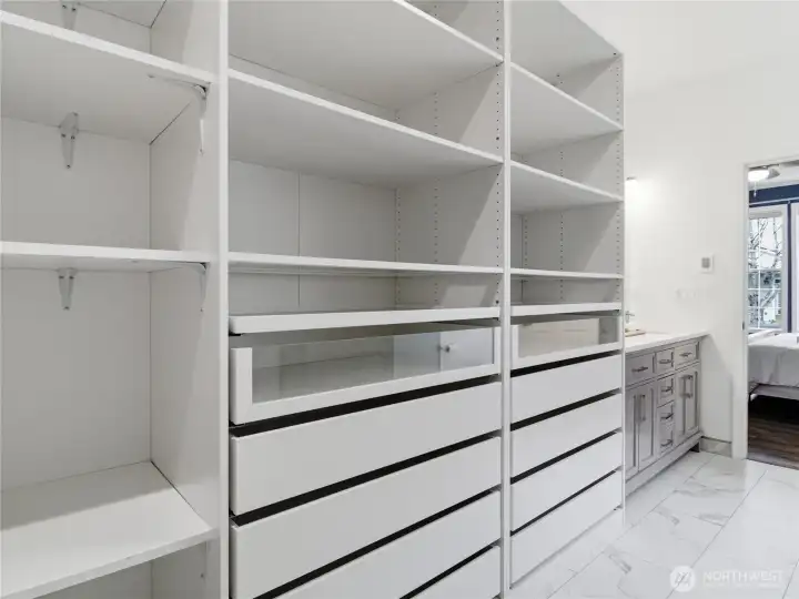 Walk in closet.