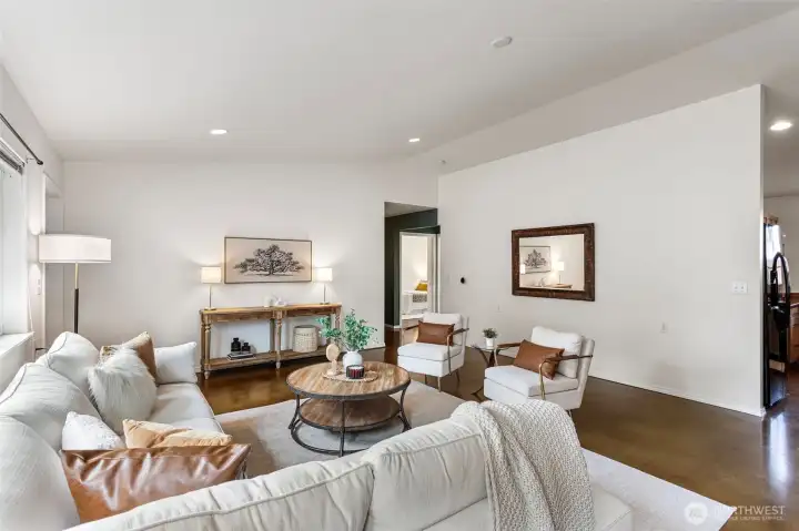 Room on the walls for so much art!