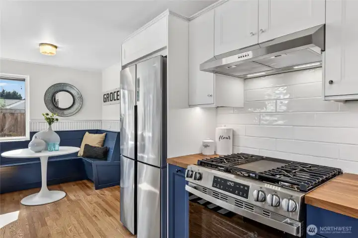 Brand new appliances.