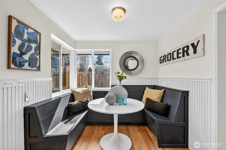 Cozy nook for coffee!