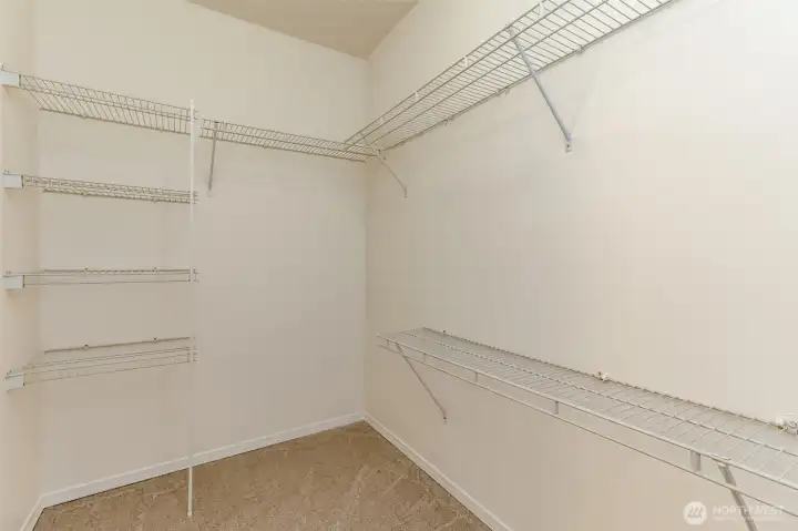 One of TWO walk in closets